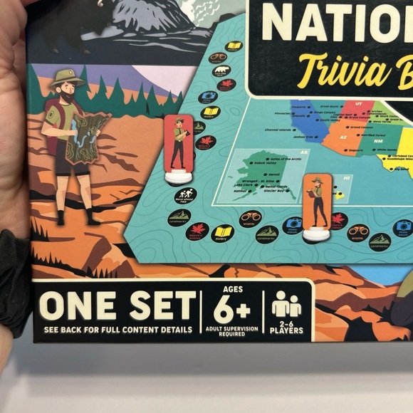 National Park Trivia  Board Game Games Hub 2-6 Players Ages 6+ 1000 Questions - Picture 7 of 7